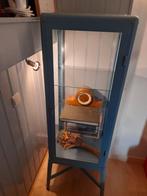 Blauwe vitrinekast Ikea FABRIKOR, Ophalen, 50 tot 100 cm, Zo goed als nieuw, 150 tot 200 cm