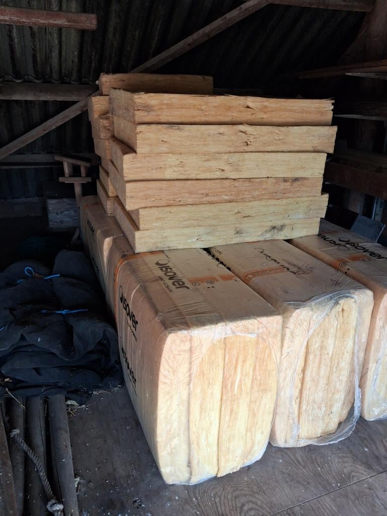 Isover isolatie, Doe-het-zelf en Verbouw, Isolatie en Afdichting, Ophalen, Nieuw, 15 m² of meer