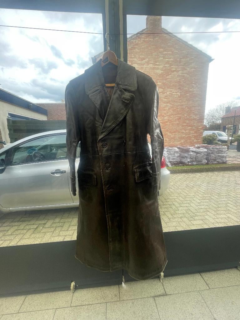 Oude leren motorjas, Motoren, Kleding | Motorkleding, Heren, Jas | leer, Ophalen of Verzenden, Indiana