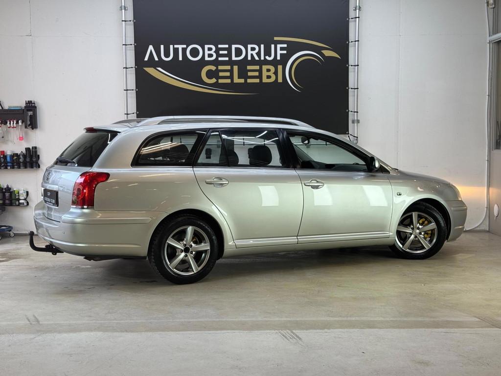 Toyota Avensis Wagon 2.0 VVTi Executive 2005 GRIJS AUT|LEDER, Auto's, Toyota, 1998 cc, Zwart, 4 cilinders, Euro 4