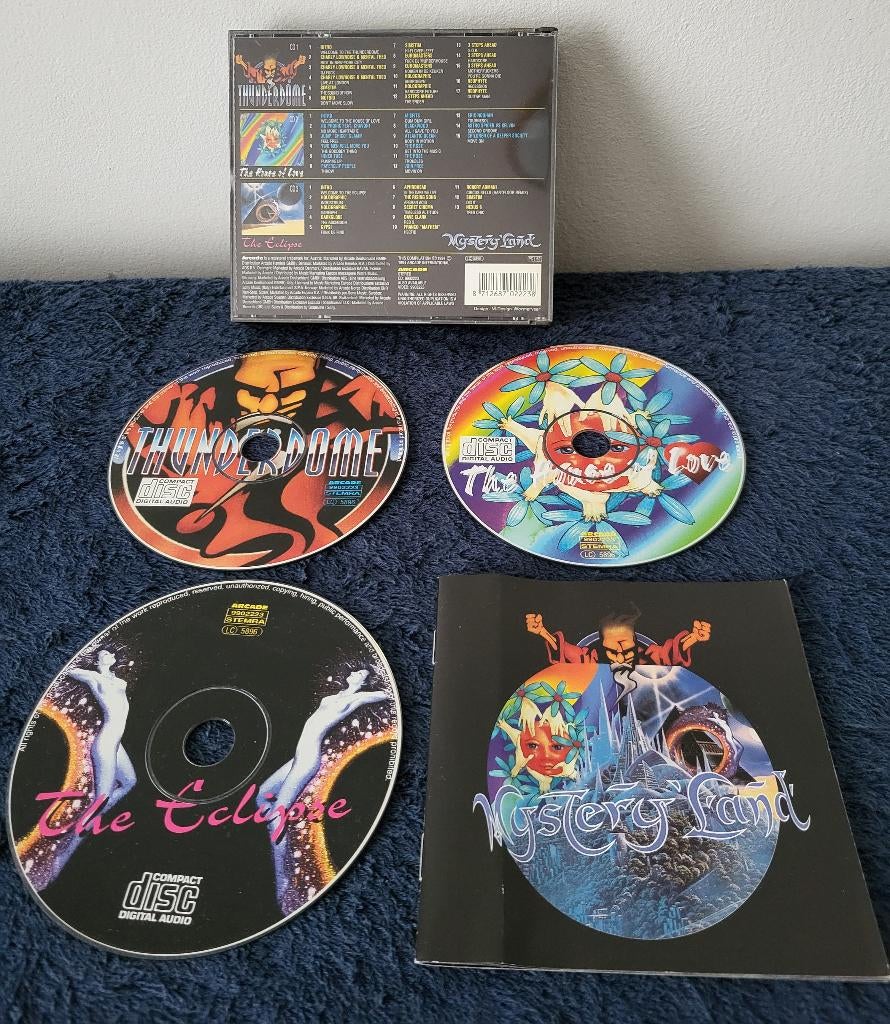 3 cd's Mysteryland the european dance festival zie foto's, Cd's en Dvd's, Cd's | Dance en House, Verzenden, Zo goed als nieuw