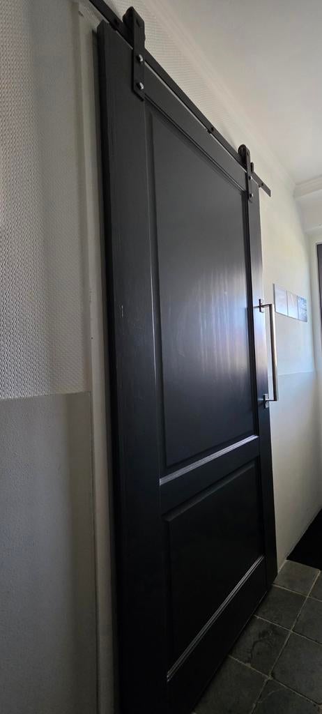 Schuifdeursysteem met deur, Ophalen, Gebruikt, 80 tot 100 cm, Binnendeur
