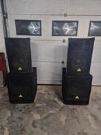 Behringer PA set met DAP versterkers, Ophalen of Verzenden, 120 watt of meer, Overige typen, Overige merken