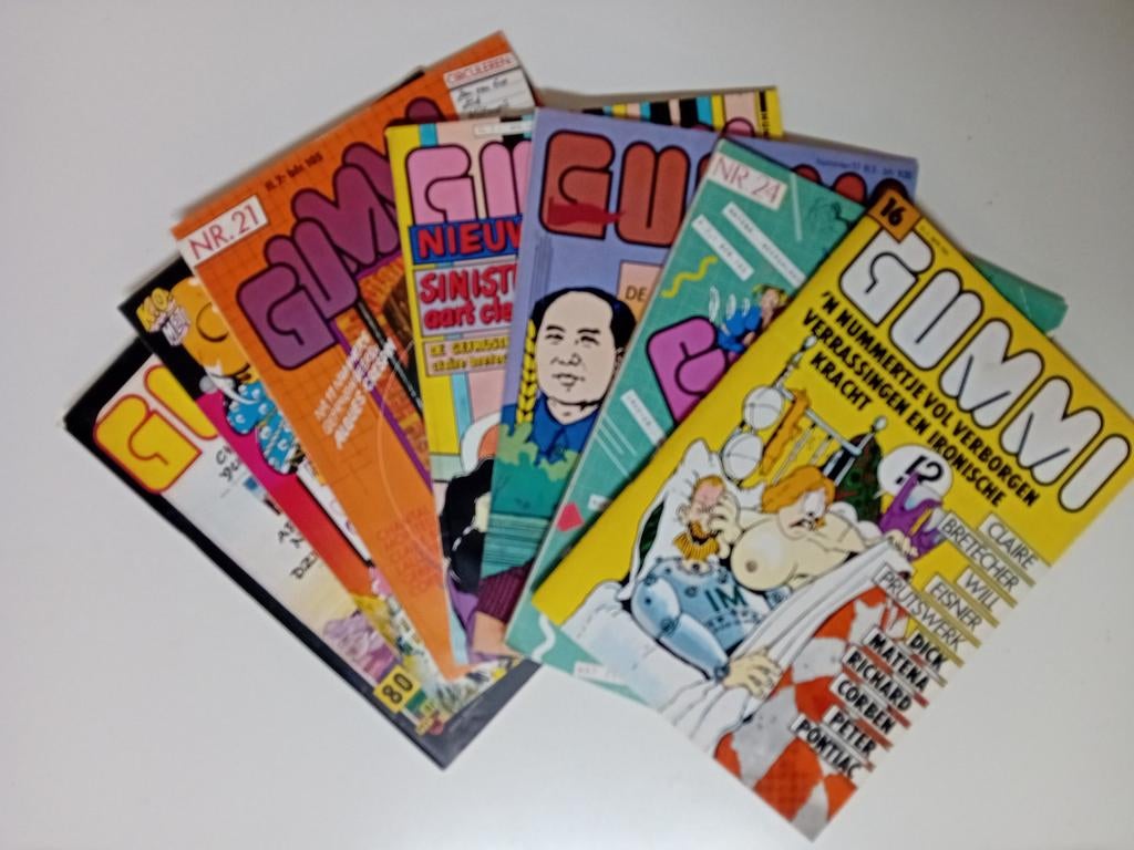 GUMMI, Meerdere stripboeken, Ophalen of Verzenden
