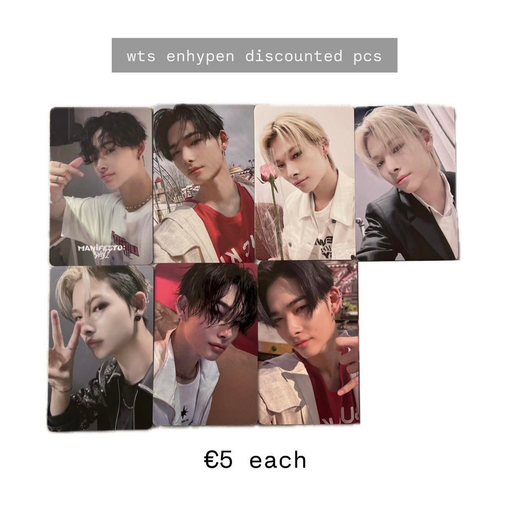 enhypen pcs, Verzamelen, Muziek, Artiesten en Beroemdheden, Ophalen of Verzenden, Foto of Kaart