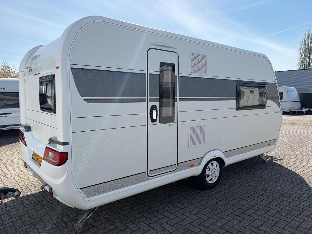 Hobby De Luxe 460 SFF Mover/Fietsdrager, Caravans en Kamperen, Caravans, Hobby, Schokbreker, Bedrijf, Tot en met 3