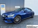 Mercedes C-klasse 180 Ambition Trekhaak / Navigatie / 19"AMG, Auto's, Mercedes-Benz, Achterwielaandrijving, Gebruikt, Blauw, Leder en Stof