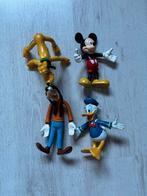 Mickey Mouse Disney Poppetjes Set - Pluto, Goofy, Donald Duc, Ophalen of Verzenden, Mickey Mouse, Gebruikt, Beeldje of Figuurtje