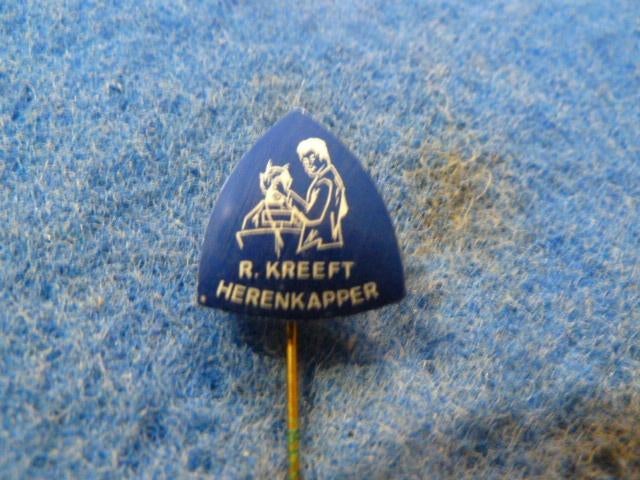 Speldje R. Kreeft herenkapper, Ophalen of Verzenden, Zo goed als nieuw, Overige onderwerpen