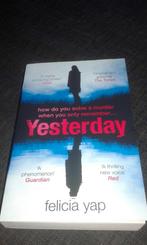 Yesterday - Felicia Yap (Engels), Ophalen of Verzenden, Zo goed als nieuw, Felicia Yap, Europa overig