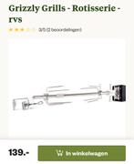 Grizzly Grills Rotisserie - RVS BBQ Spit, Tuin en Terras, Ophalen of Verzenden, Nieuw