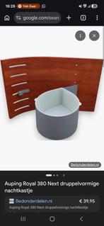 Auping Auronde druppelvormige nachtkastjes, Ophalen, Gebruikt, Minder dan 45 cm, Minder dan 55 cm