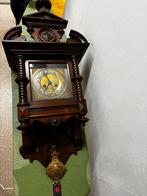 Antieke Junghans Wandklok, vrijslinger, Mahonie, Antiek en Kunst, Antiek | Klokken, Ophalen of Verzenden