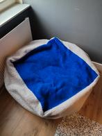 Grote zitzak grijs blauw diameter 120cm, Ophalen, Zo goed als nieuw, Blauw