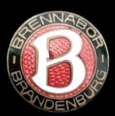 Brennabor broche 20 mm, emaille, Verzenden, Nieuw, Transport, Speldje of Pin