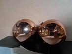 2 grote kerstballen doorsnee 10 cm ( Koper / Brons ), Diversen, Kerst, Ophalen of Verzenden, Nieuw
