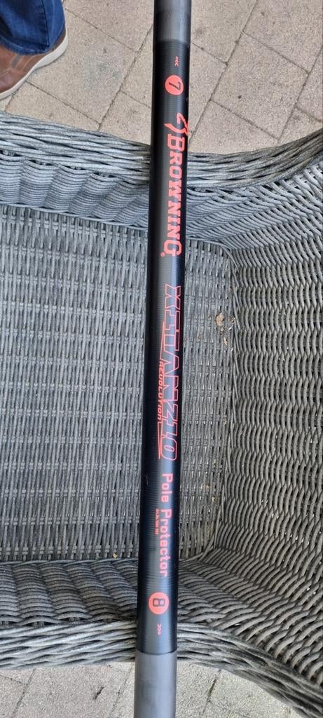 Browning Xitan Z10 Pole Protector 8 deel, Watersport en Boten, Ophalen, Zo goed als nieuw, Vaste hengel