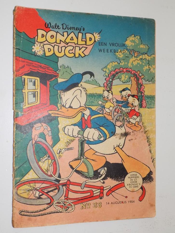 Donald Duck - 1954_34_14 augustus [zeer mooi], Boeken, Stripboeken, Eén stripboek, Ophalen of Verzenden