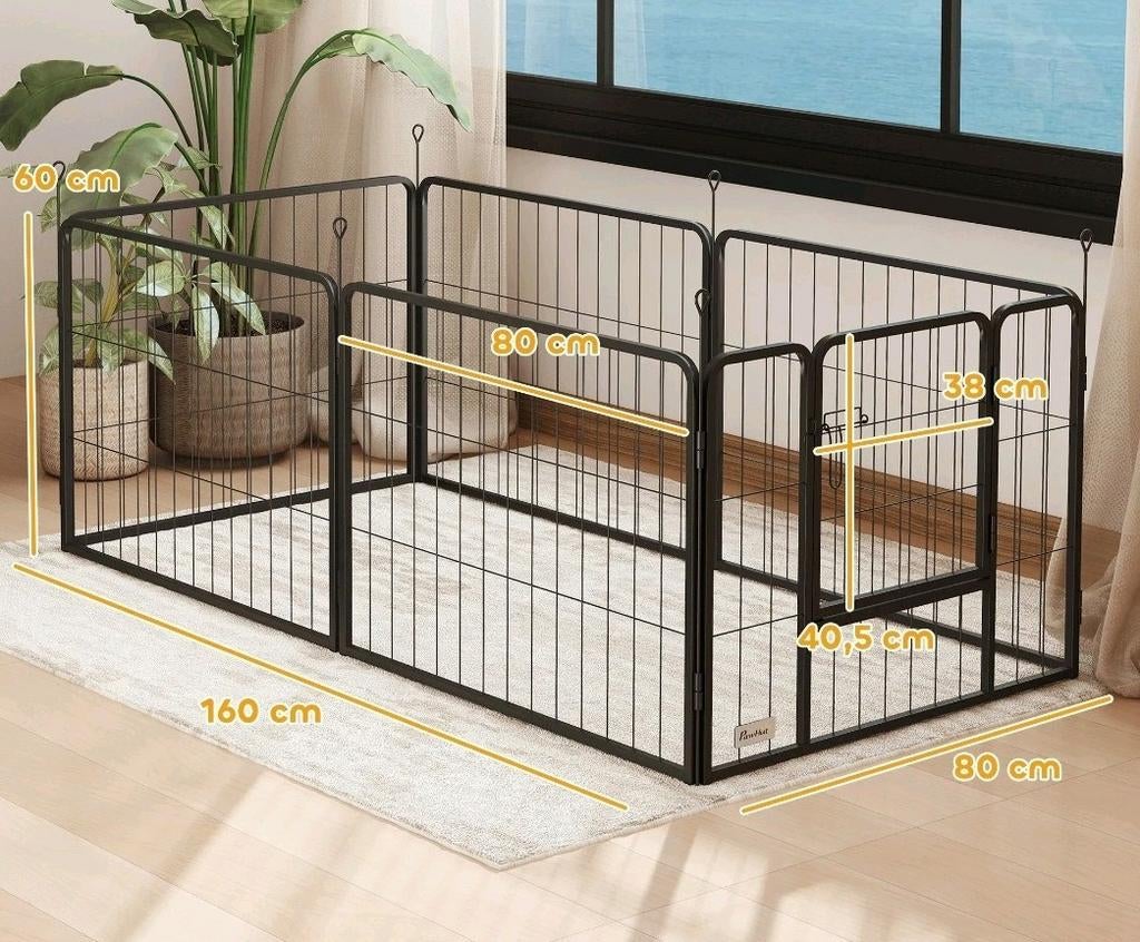Puppy bench puppyren 60 cm hoog, Dieren en Toebehoren, Hondenbenches, Ophalen of Verzenden, Zo goed als nieuw