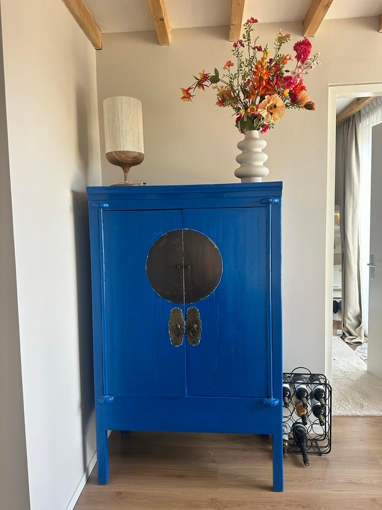 Blauwe Chinese Bruidskast, Huis en Inrichting, Ophalen