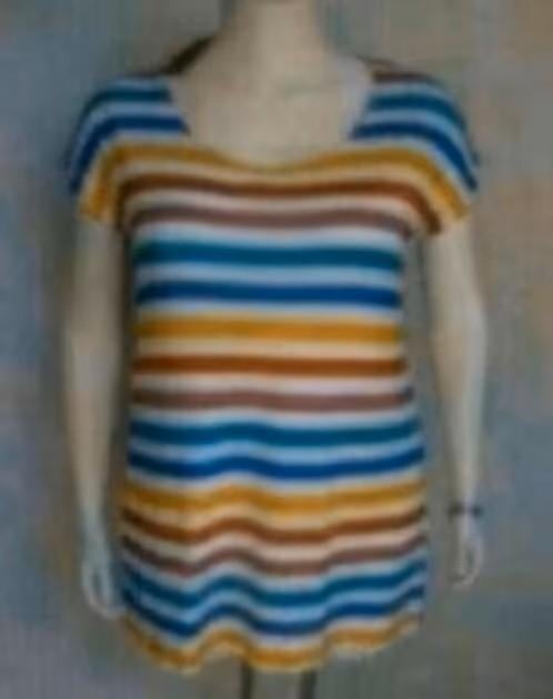 NIEUW pracht wit/gestreept shirt merk Head over Heels mt 44, Kleding | Dames, Head over Heels, Overige kleuren, Verzenden, Maat 42/44 (L)