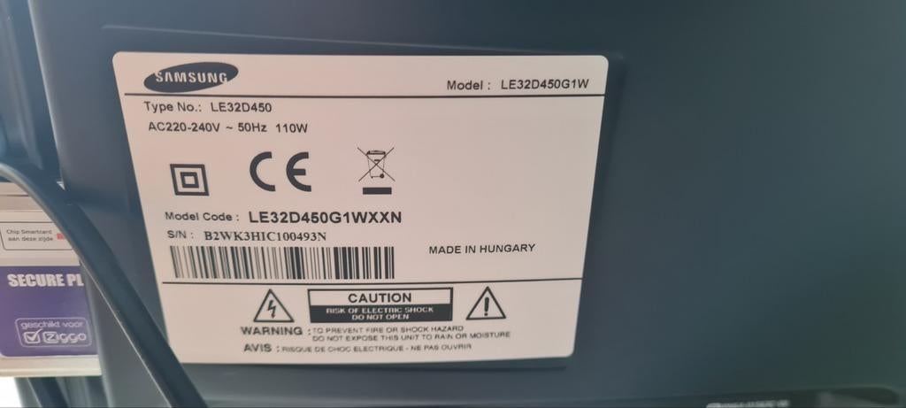 Samsung LE32D450 - Zeer nette TV, 50 Hz, LCD, Zo goed als nieuw, Samsung