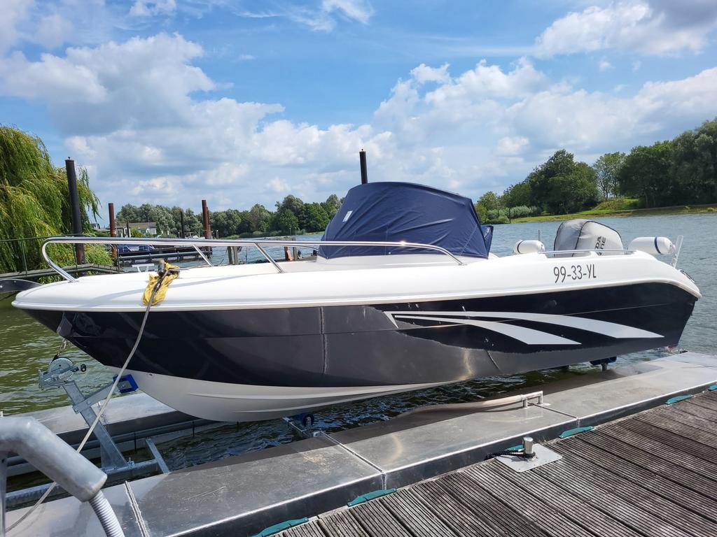 Prins 550 open inc honda 75pk 4 takt 2010 nieuwstaat!, Watersport en Boten, 10 tot 30 pk, Ophalen of Verzenden, Zo goed als nieuw