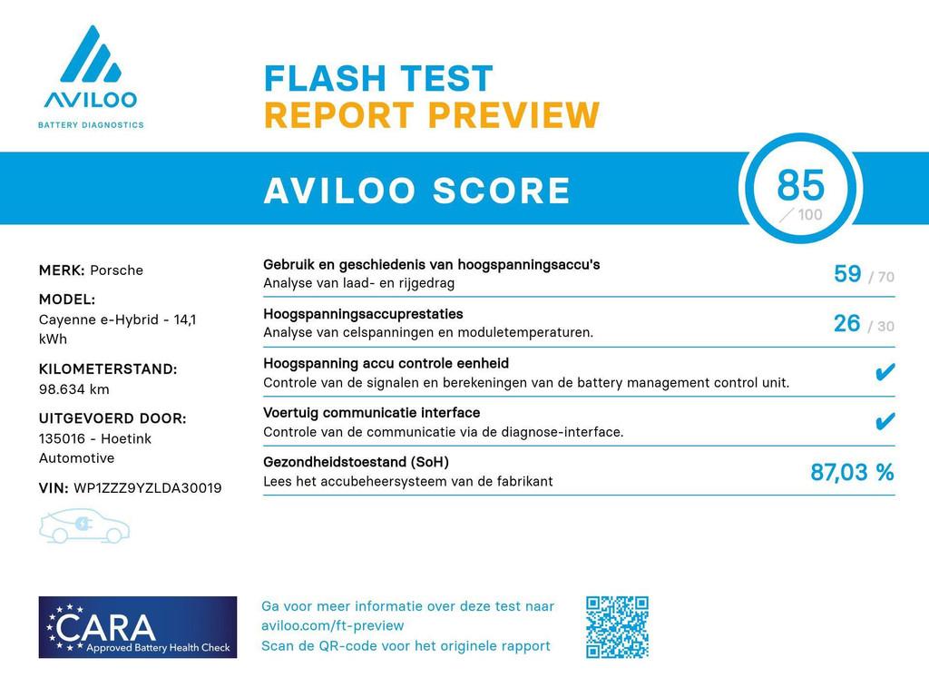 Porsche Cayenne 3.0 E-Hybrid | SOH 87,03% | Soft Close | Bur, Auto's, Porsche, Automaat, Cayenne, 2995 cc, 462 pk