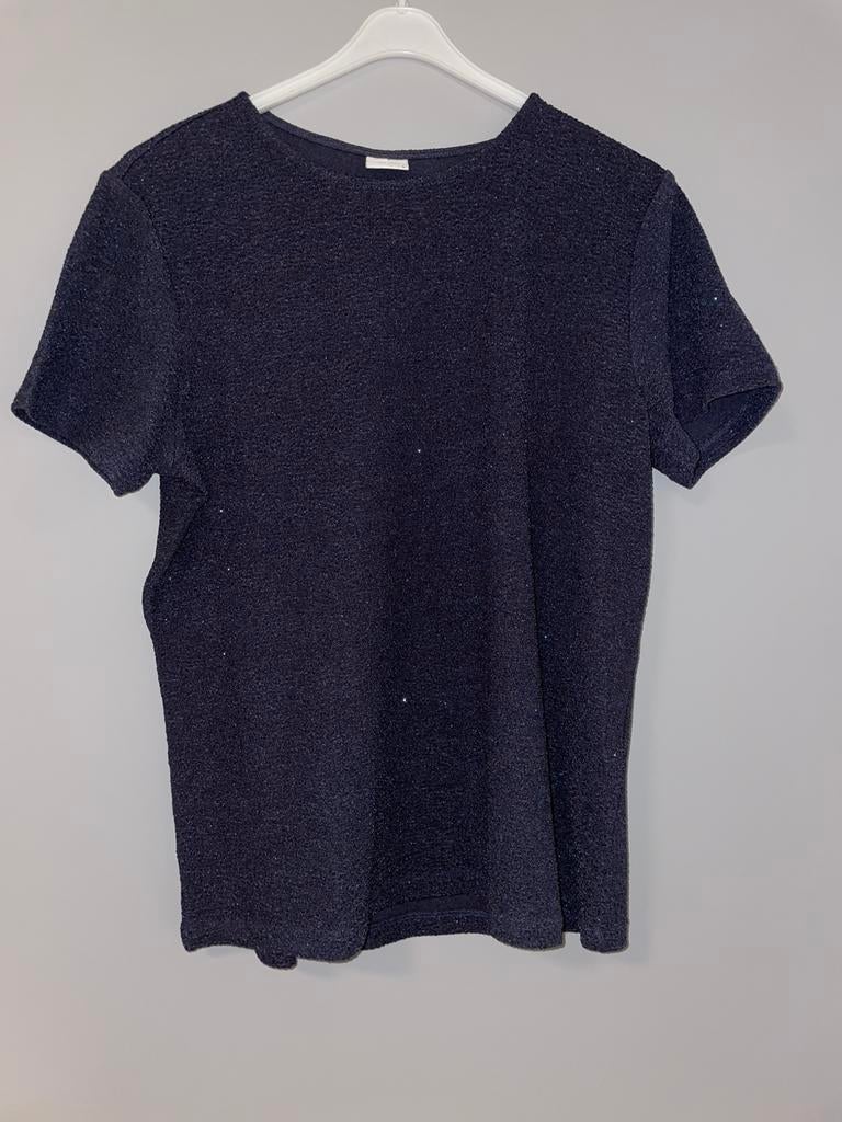 Shirt glitters Only / Jaqueline de Yong | ZIE OMSCHRIJVING, Kleding | Dames, T-shirts, Zo goed als nieuw, Maat 38/40 (M), Blauw