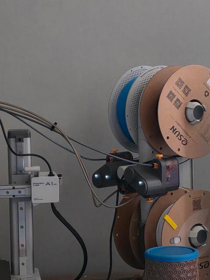 Bambu Lab A1 Mini met AMS Lite 3D-printer, Computers en Software, 3D Printers, Zo goed als nieuw, Ingebouwde Wi-Fi, Ophalen