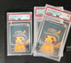 6 x pikachu van gogh psa 9, Ophalen of Verzenden, Nieuw, Losse kaart, Foil