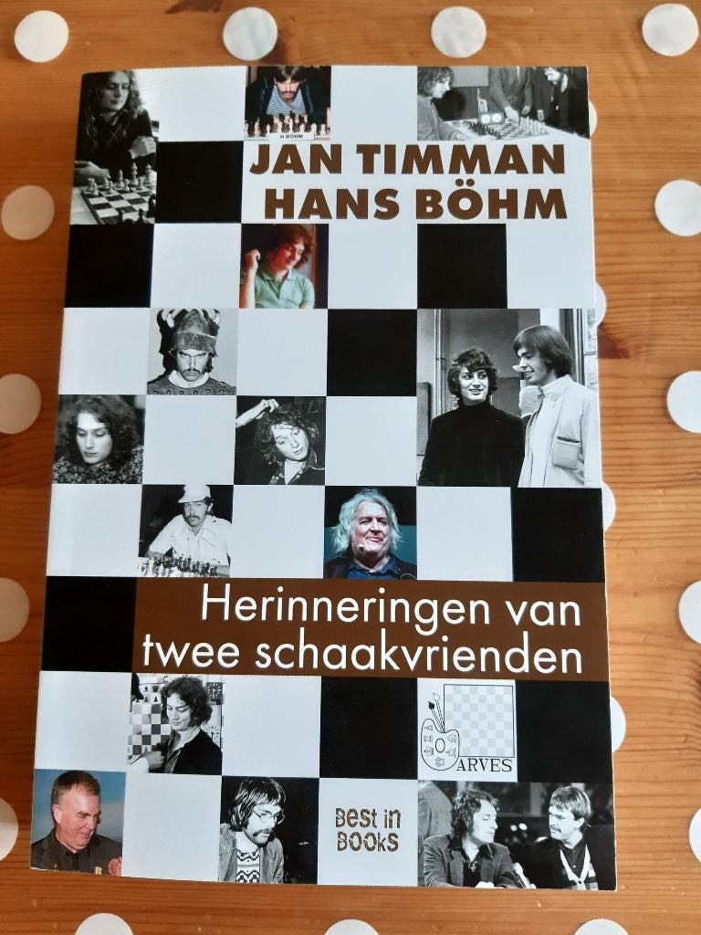 Jan Timman Hans Böhm Herinneringen van twee schaakvrienden, Boeken, Ophalen of Verzenden, Zo goed als nieuw, Overige onderwerpen