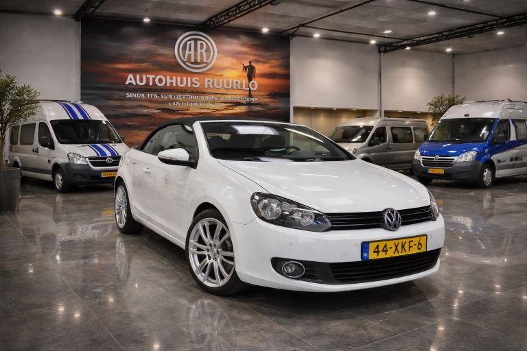 Volkswagen Golf Cabriolet Dealeronderhouden NAP APK GARANTIE, Auto's, Voorwielaandrijving, Euro 5, Stof, Zwart