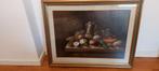 Groot Oud schilderij,stilleven.gesigneerd.70x90, Antiek en Kunst, Ophalen of Verzenden