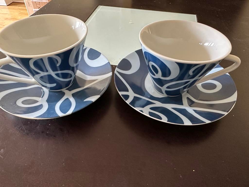 Kop en schotel, Ophalen of Verzenden, Zo goed als nieuw, Porselein, Kop en/of schotel