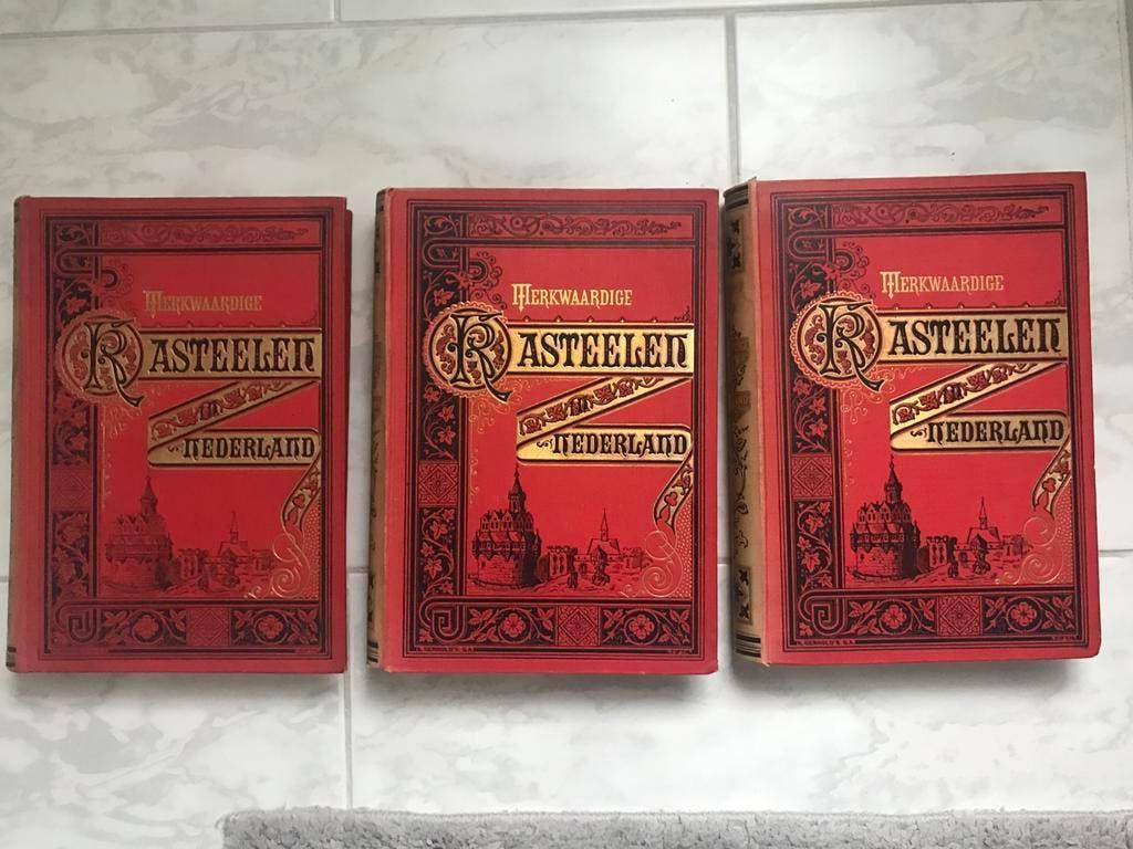 Merkwaardige kasteelen in Nederland, Van Lennep 1883, mooi!, Ophalen of Verzenden