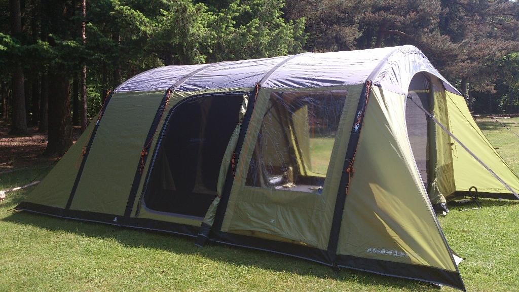 Opblaasbare 6 persoons tent. Vango airbeam Evoque 600, Caravans en Kamperen, Tenten, Ophalen, Gebruikt, Tot en met 6