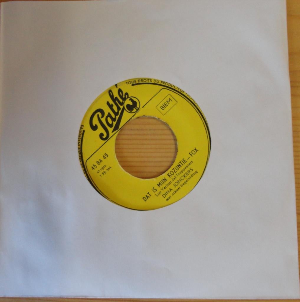 Dina Jonckers > Dat is mijn kozijntje, Gebruikt, 7 inch, Single, Ophalen of Verzenden
