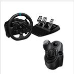 Logitech G G923 racestuurset met pedalen en schakelpook, 1 speler, Racen en Vliegen, Ophalen of Verzenden, Zo goed als nieuw