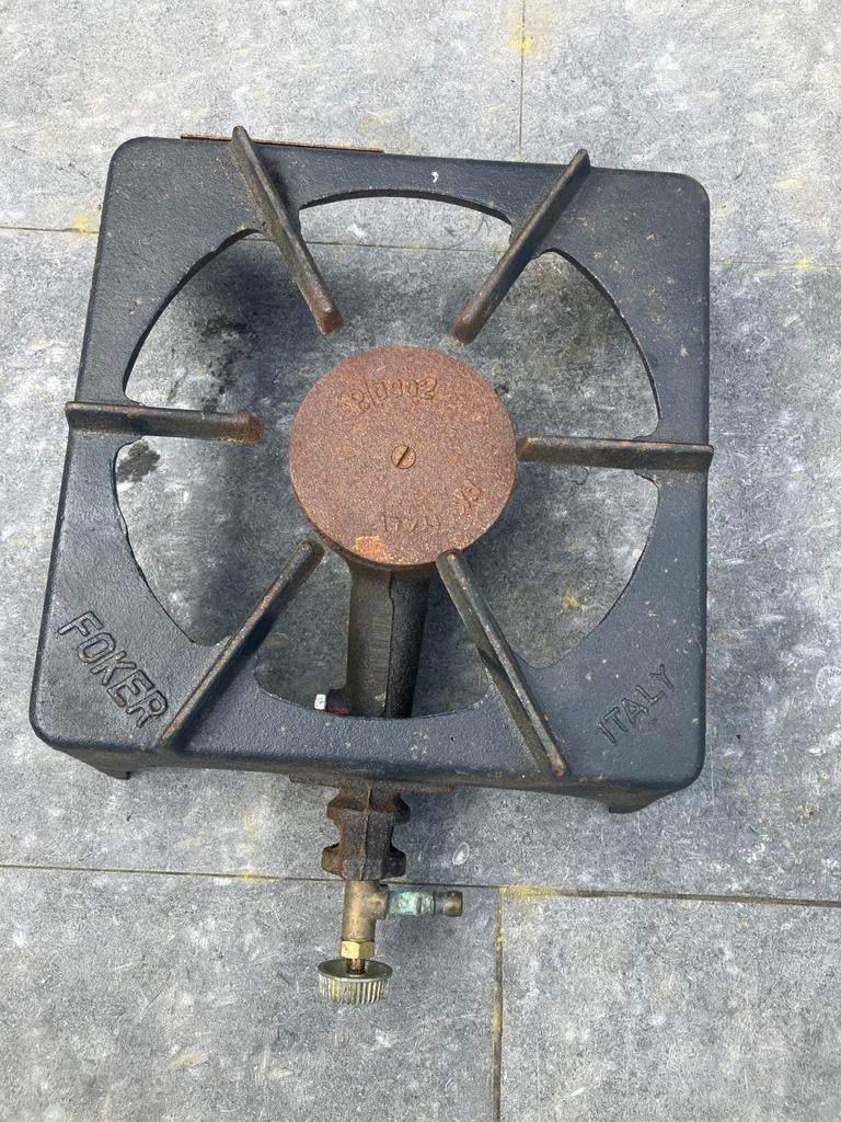 Foker gaspit, Gebruikt, 3 kookzones of minder, Ophalen of Verzenden, Gas