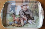 klein dienblad met Ot en Sien, Huis en Inrichting, Ophalen of Verzenden, Zo goed als nieuw, Rechthoekig, Metaal