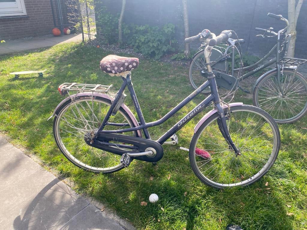 Gratis Gazelle damesfiets - opknapper, Fietsen en Brommers, Fietsen | Dames | Damesfietsen, Ophalen, Terugtraprem, Gazelle, 53 tot 56 cm