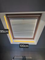 Grijze Velux Luxaflex raambekleding 95x100cm, Huis en Inrichting, Stoffering | Gordijnen en Lamellen, Ophalen, Gebruikt, 50 tot 100 cm