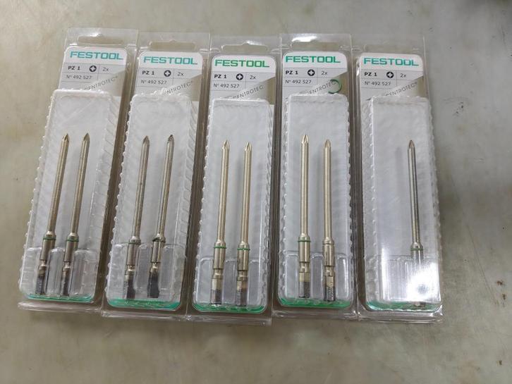 Festool Centrotec Lot met boren, bits en centreerboor, Doe-het-zelf en Verbouw, Gereedschap | Machine-onderdelen en Toebehoren