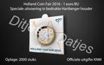 1 euro BU in Hartberger munthouder HCF 2016, Postzegels en Munten, Penningen en Medailles, Overige materialen, Ophalen of Verzenden