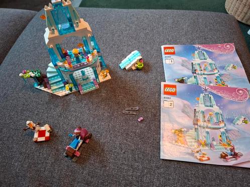LEGO 41062 Elsa's Fonkelende Ijskasteel, Kinderen en Baby's, Speelgoed | Duplo en Lego, Zo goed als nieuw, Lego, Complete set