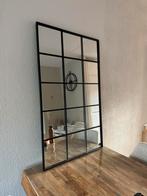Design spiegel industrieel zwart 100x60cm, Doe-het-zelf en Verbouw, Glas en Ramen, Ophalen, Zo goed als nieuw, Minder dan 80 cm