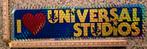 Vintage glinstert sticker Amerika I ️ Universal Studio's, Ophalen of Verzenden, Zo goed als nieuw