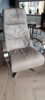 Te koop: luxe relaxstoel Prominent, Huis en Inrichting, Fauteuils, Ophalen, Minder dan 75 cm, Leer, Zo goed als nieuw