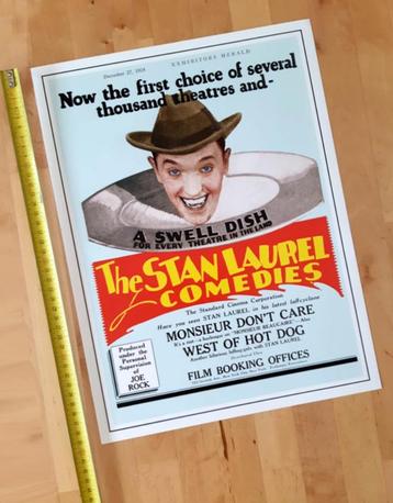 Stan Laurel Comedies Poster beschikbaar voor biedingen